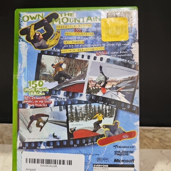 Amped: Freestyle Snowboarding (Microsoft Xbox, 2001) Limited Edition - Picture 2 of 4